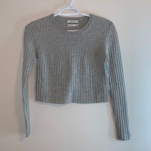 Cropped thick long sleeve